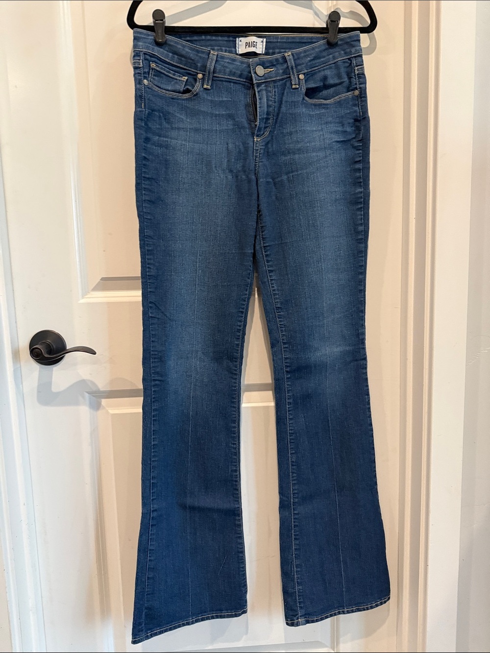 PAIGE Low Rise Bootcut Jeans